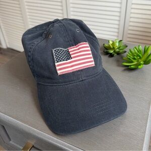 Abercrombie & Fitch Navy Blue American Flag Baseball Cap Hat